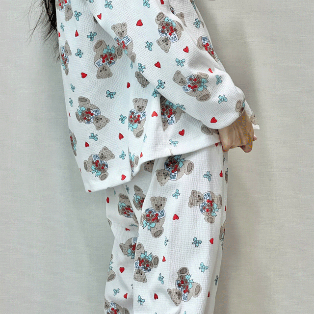 프레곰 잠옷 세트 (1 color)